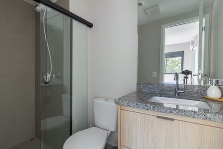 Apartamento para alugar com 27m², 1 quarto e sem vaga Apartamento para alugar com 27m², 1 quarto e sem vagaBanheiro