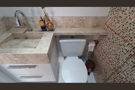 Lavabo  de apartamento para alugar com 3 quartos, 150m² em Campestre, São Caetano do Sul