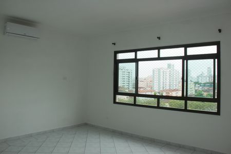 Sala de apartamento para alugar com 3 quartos, 110m² em Marapé, Santos