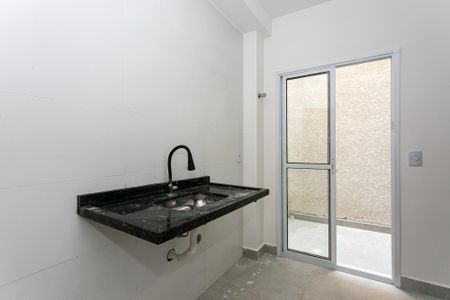 Cozinha de kitnet/studio à venda com 1 quarto, 19m² em Vila Esperança, São Paulo