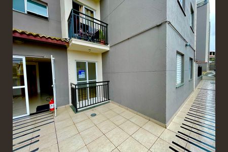 Apartamento para alugar com 48m², 2 quartos e 1 vagaPlaca instalada na fachada do imovel