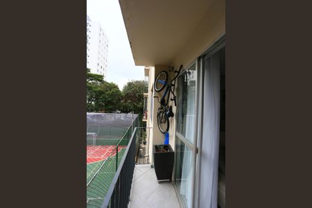 Varanda da Sala de apartamento à venda com 2 quartos, 52m² em Jardim Umarizal, São Paulo