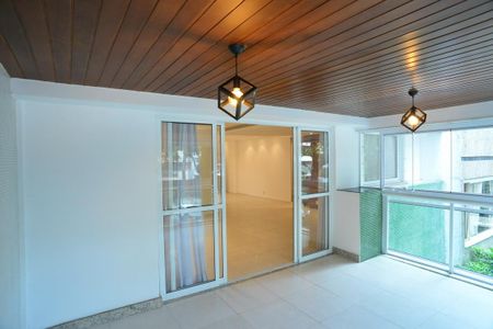 Varanda da Sala de apartamento à venda com 4 quartos, 173m² em Barra da Tijuca, Rio de Janeiro