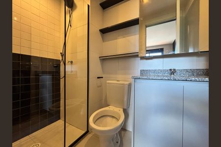 Banheiro da Suíte 1 de apartamento para alugar com 1 quarto, 25m² em Vila Olímpia, São Paulo