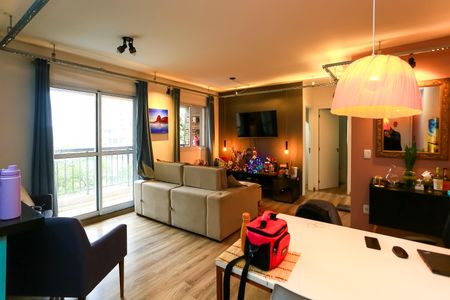 sala  de apartamento à venda com 2 quartos, 67m² em Vila Andrade, São Paulo