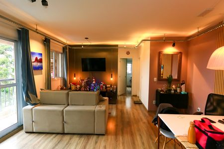 sala  de apartamento à venda com 2 quartos, 67m² em Vila Andrade, São Paulo