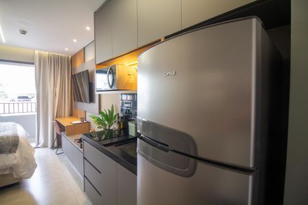 Studio para alugar com 24m², 1 quarto e sem vagaCozinha