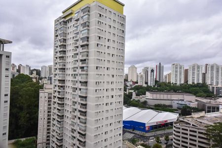 Vista Varanda da Sala de apartamento para alugar com 2 quartos, 65m² em Vila Andrade, São Paulo