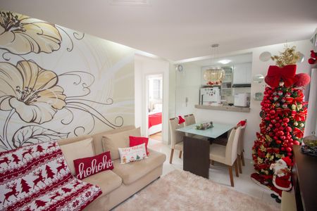 Sala de apartamento à venda com 2 quartos, 45m² em Parque Maracana, Contagem