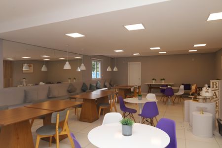 Apartamento para alugar com 41m², 2 quartos e 1 vagaÁrea comum - Salão de festas