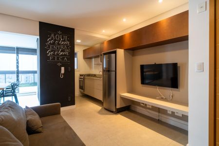 Apartamento para alugar com 50m², 1 quarto e 2 vagasSala/Cozinha