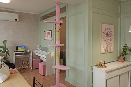 Sala de apartamento para alugar com 1 quarto, 42m² em José Menino, Santos