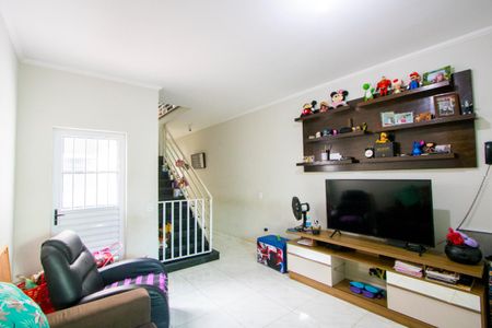 Sala de casa à venda com 3 quartos, 111m² em Vila Helena, Santo André