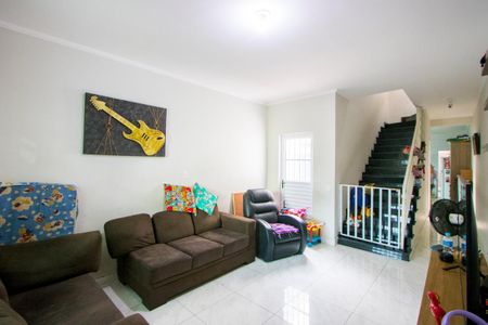 Sala de casa à venda com 3 quartos, 111m² em Vila Helena, Santo André