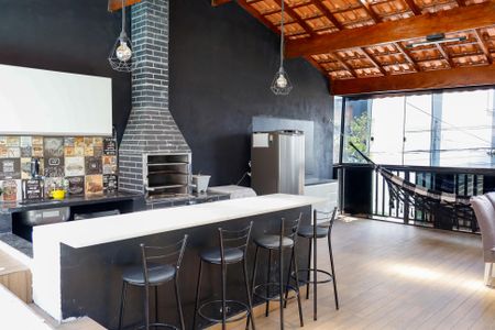 Casa para alugar com 150m², 2 quartos e 2 vagasÁrea comum - Churrasqueira