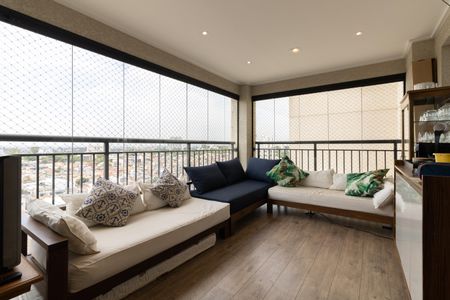 Varanda da Sala de apartamento para alugar com 2 quartos, 68m² em Sacomã, São Paulo