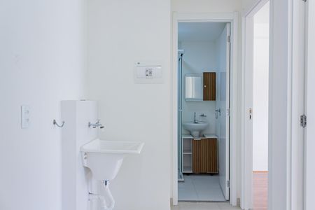 Apartamento para alugar com 37m², 2 quartos e sem vagaDetalhe da area de serviço