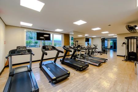 Apartamento para alugar com 111m², 2 quartos e 2 vagas Apartamento para alugar com 111m², 2 quartos e 2 vagasÁrea comum - Academia