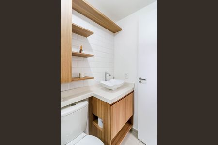 Apartamento para alugar com 28m², 1 quarto e sem vaga Apartamento para alugar com 28m², 1 quarto e sem vagaBanheiro da Suíte