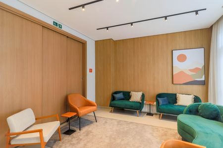 Apartamento para alugar com 28m², 1 quarto e sem vaga Apartamento para alugar com 28m², 1 quarto e sem vagaÁrea comum - Salão de festas