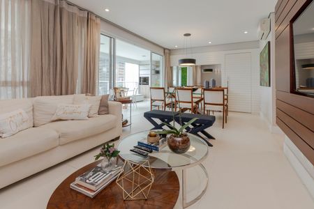 Sala de apartamento à venda com 3 quartos, 134m² em Cidade Monções, São Paulo