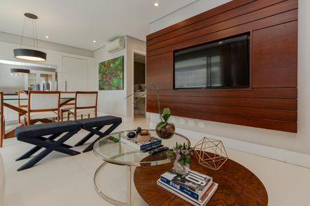Sala de apartamento à venda com 3 quartos, 134m² em Cidade Monções, São Paulo