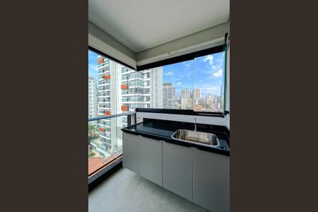 Studio para alugar com 38m², 1 quarto e 1 vagaVaranda