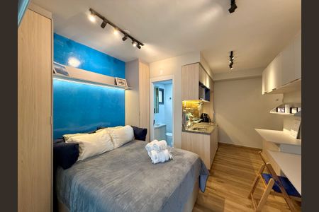 Quarto de apartamento para alugar com 1 quarto, 25m² em Brooklin, São Paulo