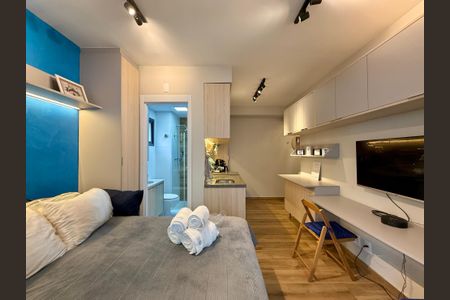 Quarto de apartamento para alugar com 1 quarto, 25m² em Brooklin, São Paulo