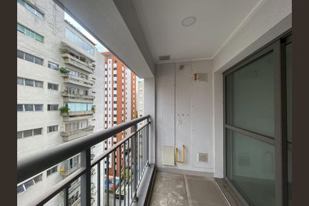 Studio à venda com 25m², 1 quarto e sem vagaVaranda