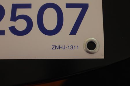 Apartamento à venda com 52m², 2 quartos e 1 vagaPaca instalada na grade da sacada (4 andar) - Código da placa ZNHJ-1311