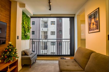 Sala de apartamento para alugar com 2 quartos, 49m² em Parque das Nações, Santo André