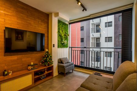 Sala de apartamento para alugar com 2 quartos, 49m² em Parque das Nações, Santo André