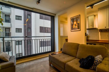 Sala de apartamento para alugar com 2 quartos, 49m² em Parque das Nações, Santo André