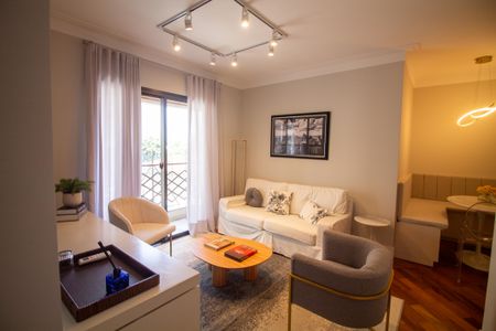 Sala de apartamento para alugar com 2 quartos, 86m² em Cidade Monções, São Paulo