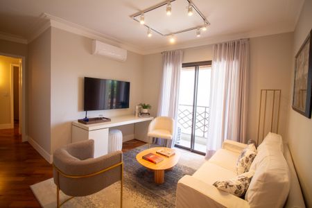 Sala de apartamento para alugar com 2 quartos, 86m² em Cidade Monções, São Paulo