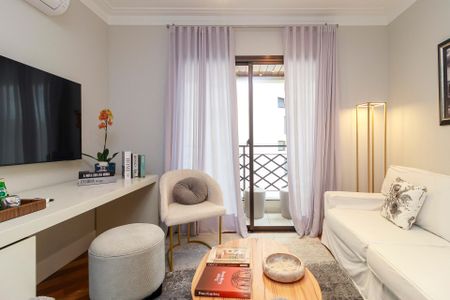 Sala de apartamento para alugar com 3 quartos, 86m² em Cidade Monções, São Paulo