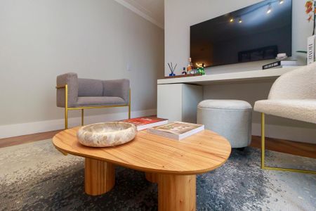 Sala de apartamento para alugar com 3 quartos, 86m² em Cidade Monções, São Paulo