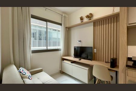 Apartamento para alugar com 25m², 1 quarto e sem vagaSala