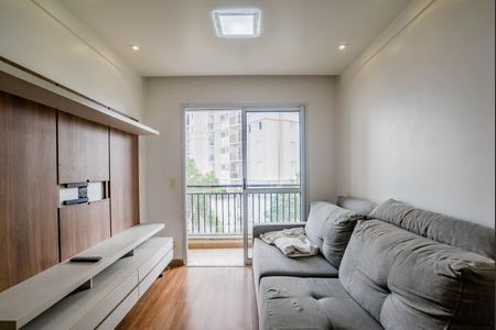 Sala de apartamento à venda com 3 quartos, 70m² em Vila Valparaíso, Santo André