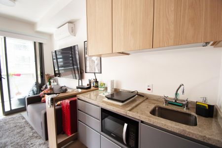 Studio à venda com 39m², 1 quarto e 1 vagaCozinha