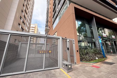 Studio à venda com 39m², 1 quarto e 1 vagafachada do predio