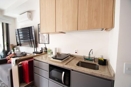 Studio à venda com 39m², 1 quarto e 1 vagaCozinha