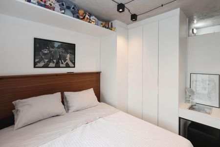 Studio à venda com 34m², 1 quarto e 1 vagaQuarto e Sala