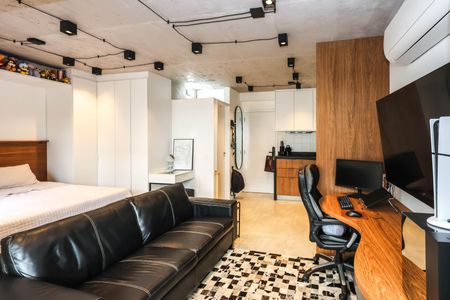 Studio à venda com 34m², 1 quarto e 1 vagaQuarto e Sala