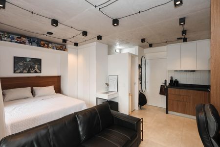 Studio à venda com 34m², 1 quarto e 1 vagaQuarto e Sala
