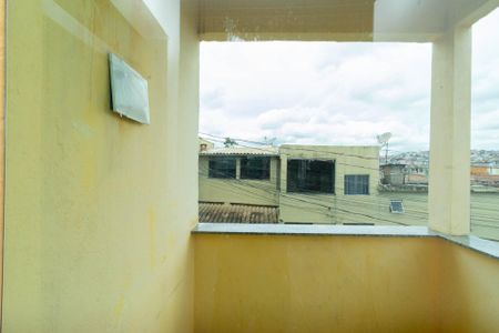 Varanda da Suíte de apartamento para alugar com 1 quarto, 45m² em Industrial, Contagem