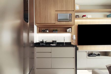 Studio à venda com 31m², 1 quarto e sem vaga