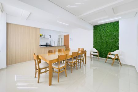 Apartamento para alugar com 48m², 2 quartos e 1 vaga Apartamento para alugar com 48m², 2 quartos e 1 vagaÁrea comum - Salão de festas