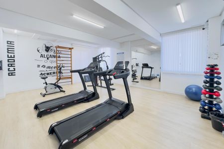 Apartamento para alugar com 48m², 2 quartos e 1 vaga Apartamento para alugar com 48m², 2 quartos e 1 vagaÁrea comum - Academia